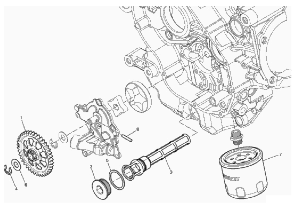 FILTERS AND OIL PUMP