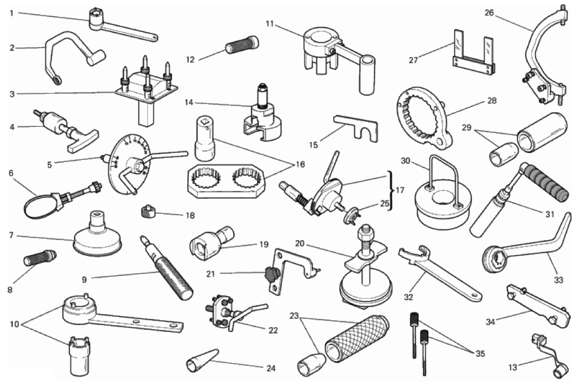 WORKSHOP SERVICE TOOLS (ENGINE) 
