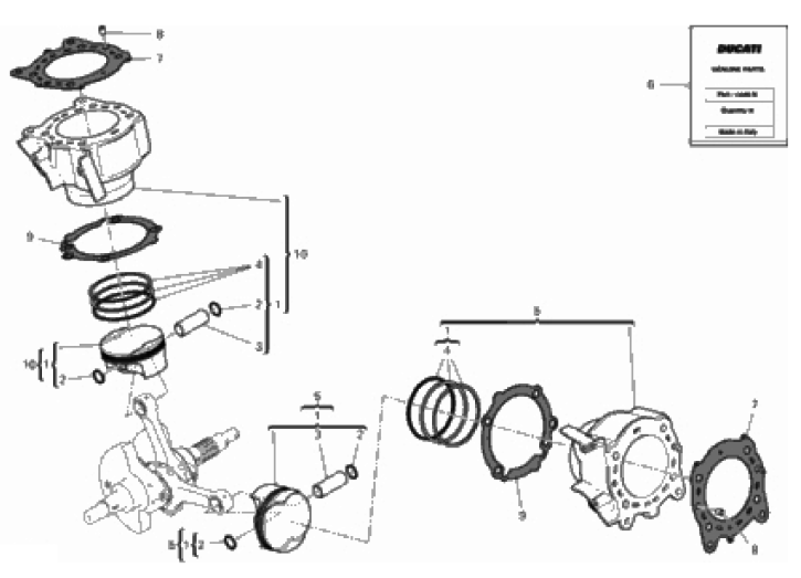 CYLINDERS - PISTONS 