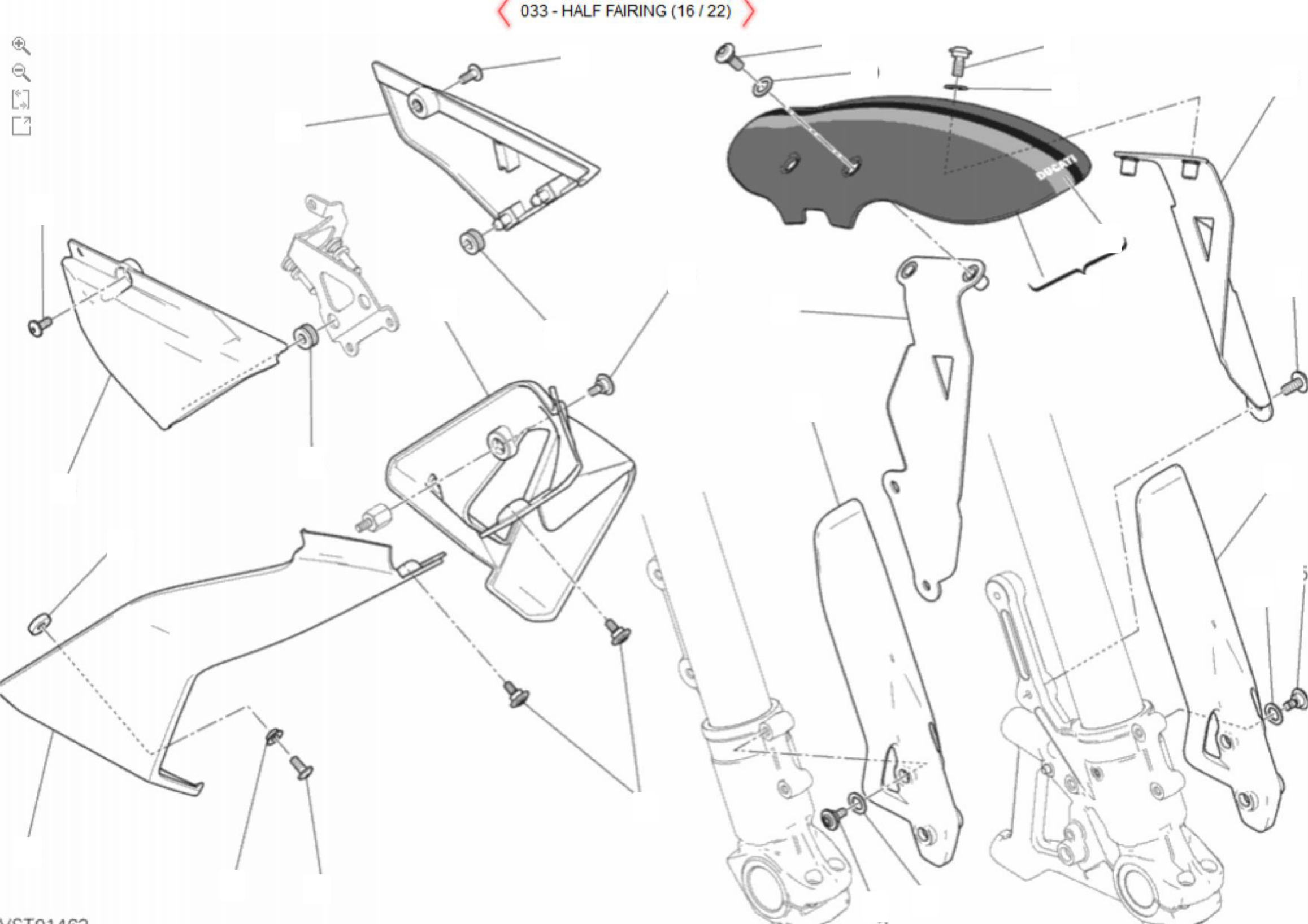 Half fairing