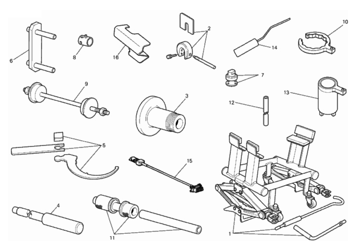 WORKSHOP SERVICE TOOLS 