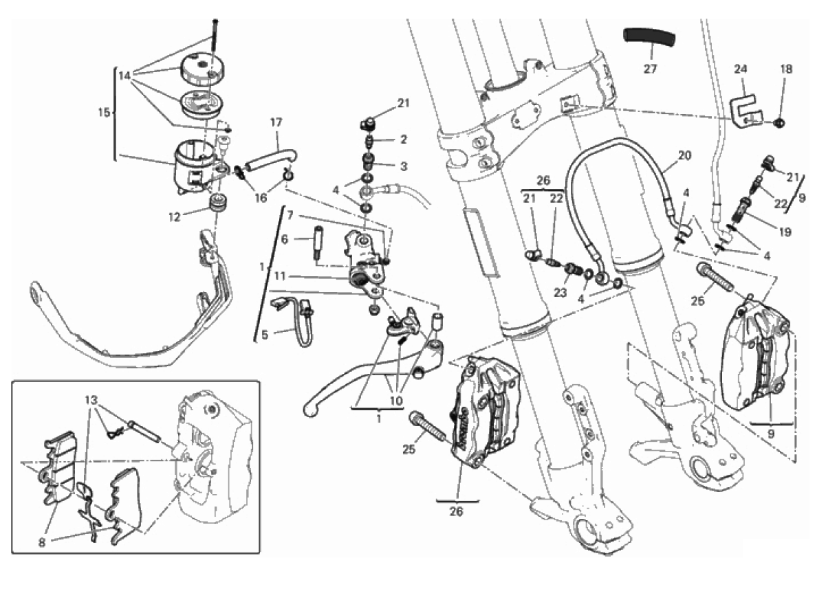 FRONT BRAKE SYSTEM 