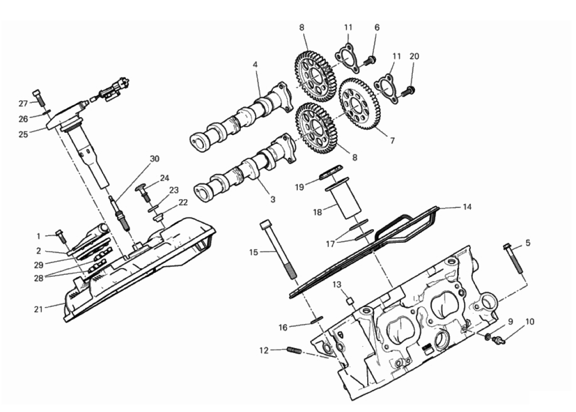REAR HEAD - TIMING SYSTEM 