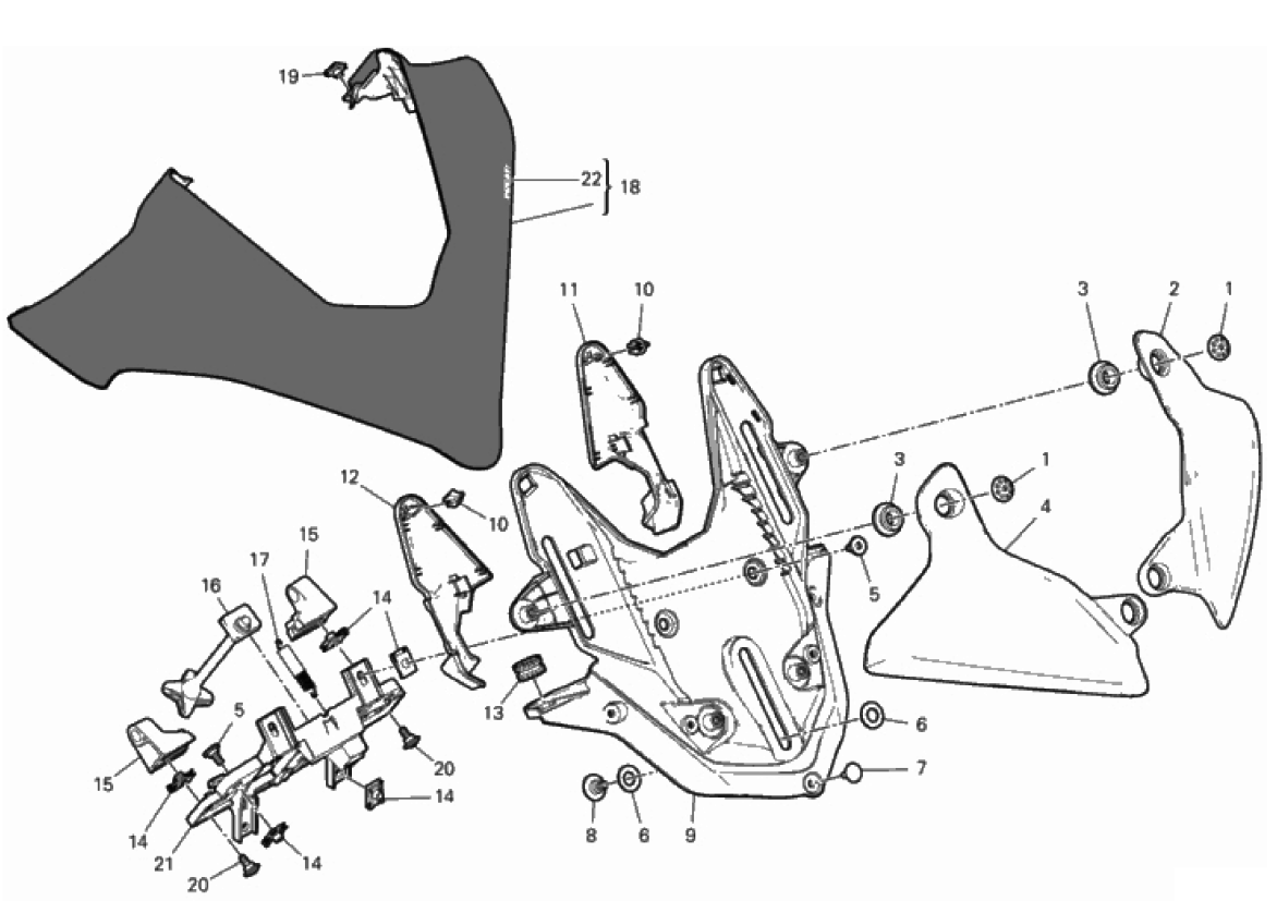 HEALDIGHT FAIRING SUPPORT 