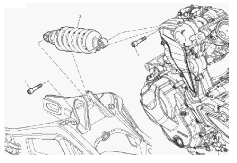 REAR SHOCK ABSORBER 
